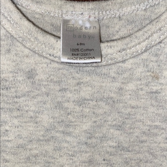 100% cotton onesie 3/$10 - Picture 2 of 2